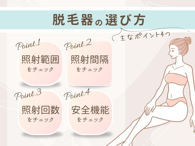脱毛器の選び方