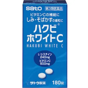 ハクビホワイトC-180錠
